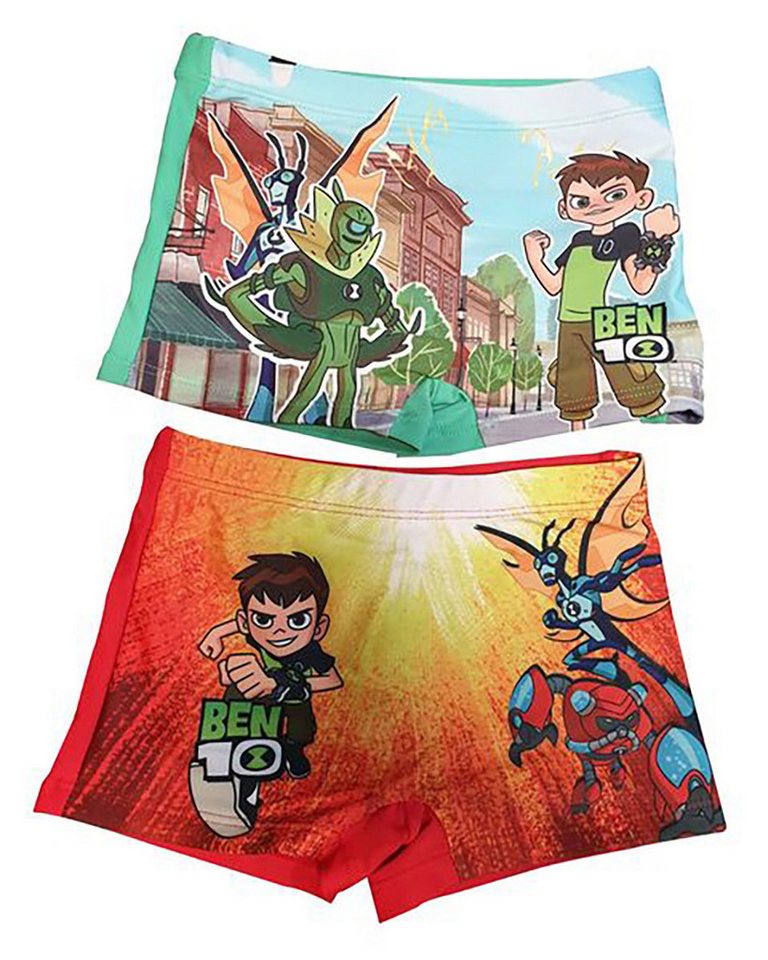 Cartoon Network Badeshorts Ben10 2er Pack Bade-Shorts 3 Jahre Größe 98 (Set, 2-St., 2er-Pack) von Cartoon Network