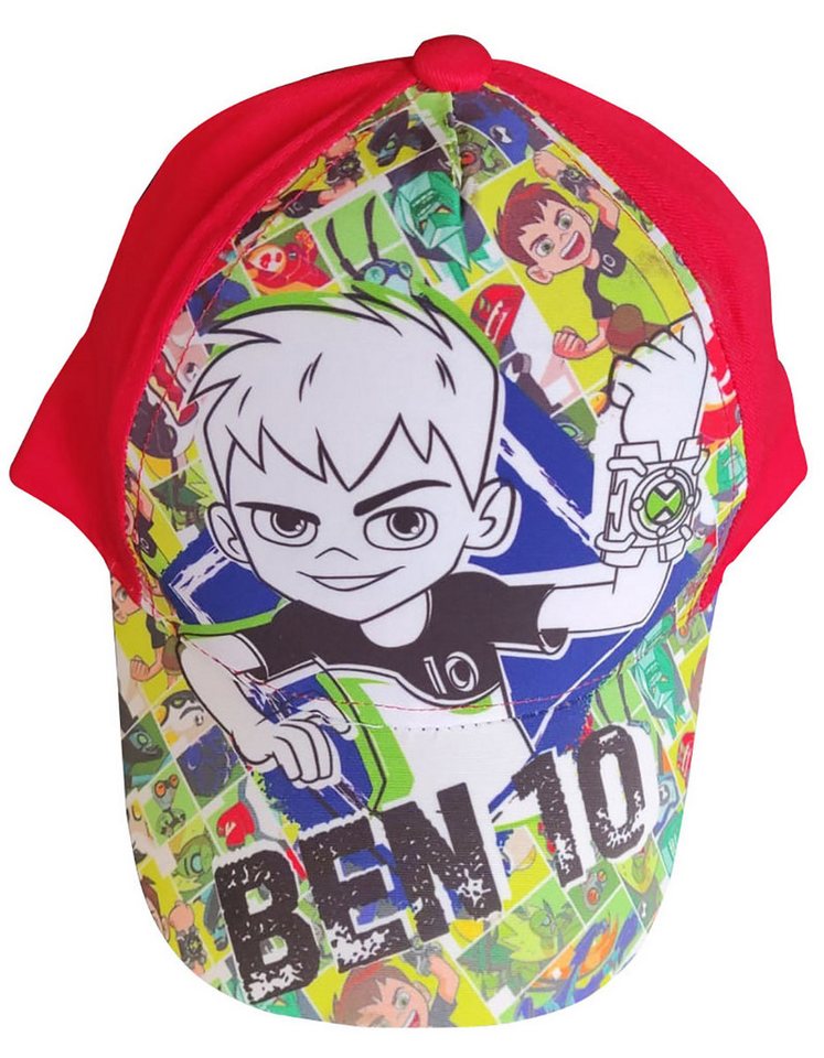 Cartoon Network Baseball Cap Ben10 Kappe für Kinder, mit Ben und Aliens im Comi von Cartoon Network