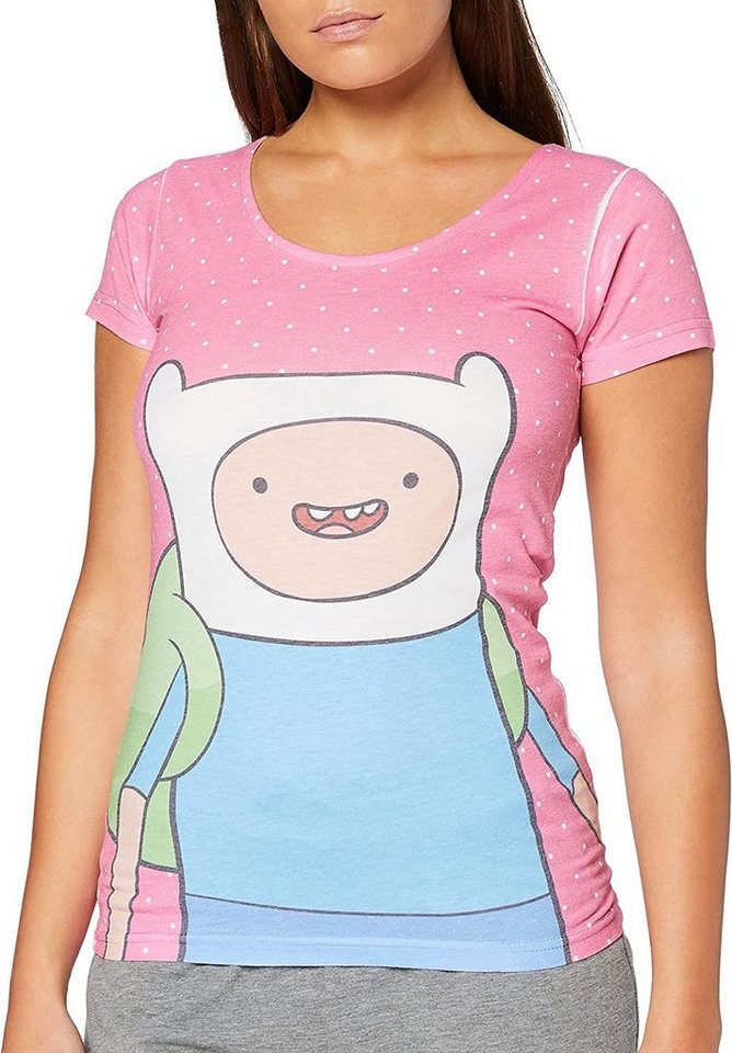 Cartoon Network Print-Shirt ADVENTURE TIMET-Shirt Damen Gr.S von Cartoon Network