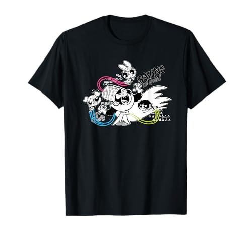 Cartoon Network The Powerpuff Girls Saving The World T-Shirt von Cartoon Network