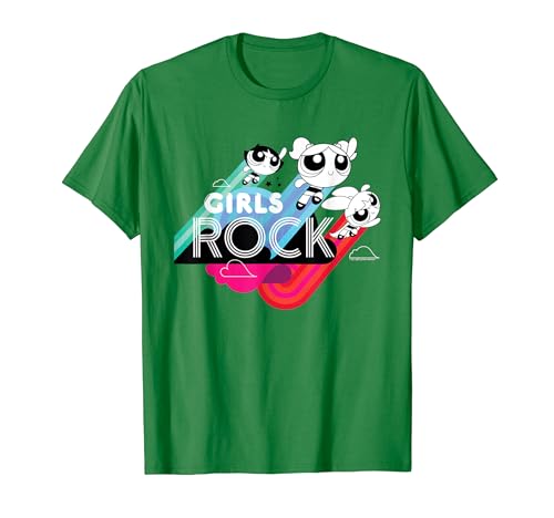 Powerpuff Girls Flying Girls Rock T-Shirt von Cartoon Network