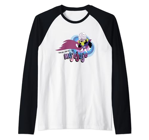 Powerpuff Girls I Am Bad, I Am Evil, I Am Mojo Jojo Raglan von Cartoon Network