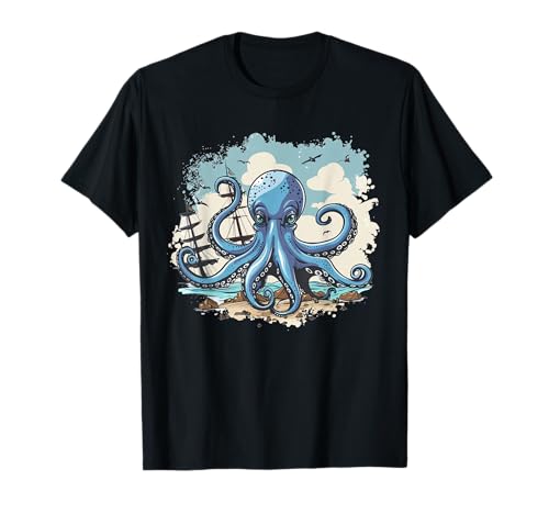 Cute Octopus Art I Oktopus für Kinder T-Shirt Cute Octopus Art I Oktopus für Kinder T-Shirt von Cartoon Octopus I Colorful Octopus I Kraken
