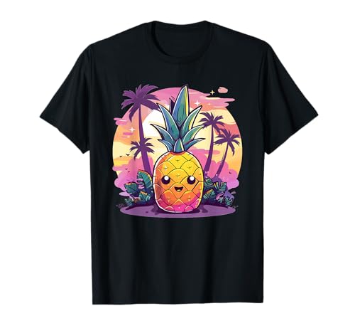 Cute Pineapple Art I Kids Ananas T-Shirt von Cartoon Pineapple I Summer Pineapple