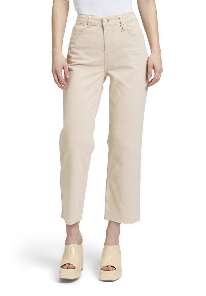 Cartoon Ankle-Jeans Damen Basic-Hose mit offenem Saum von Cartoon