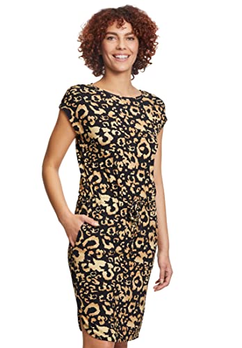 Cartoon Damen 1543/7014 Kleid, Black/Brown, 36 von Cartoon