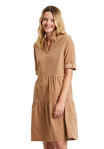 Cartoon Damen 1568/7537 Kleid, Warm Sand, 36 von Cartoon