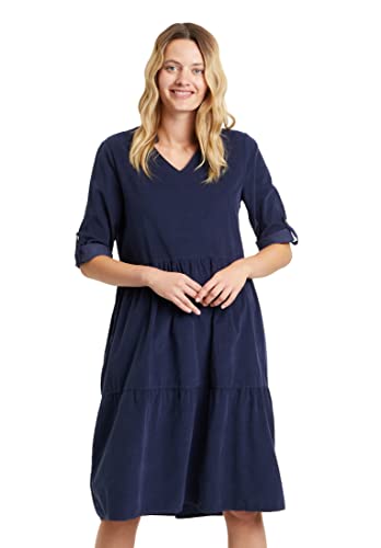 Cartoon Damen 1582/7084 Kleid, Peacoat Blue, 38 von Cartoon