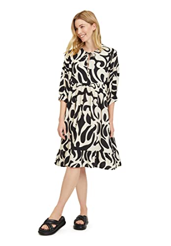 Cartoon Damen 1619/7284 Kleid, Cream/Black, 42 von Cartoon