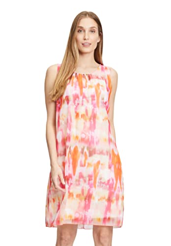 Cartoon Damen Sommerkleid mit Print Pink/Orange,36 von Cartoon