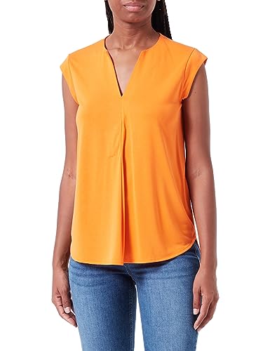 Cartoon Damen Blusenshirt unifarben Orange,40 von Cartoon