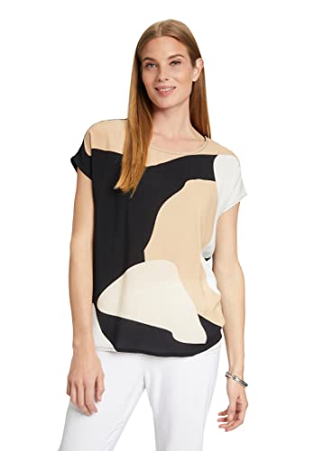 Cartoon Damen Casual-Shirt mit Print Black-Nature,38 von Cartoon