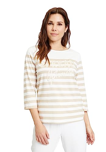 Cartoon Damen 2774/7017 T-Shirt, Cream/Camel, 40 EU von Cartoon