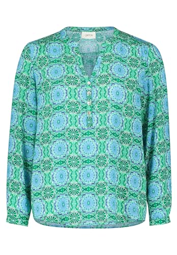 Cartoon Damen Casual-Bluse mit Muster Green/Blue,40 von Cartoon