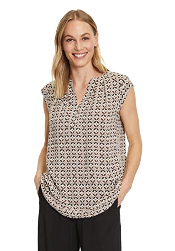 Cartoon Damen 8798/7148 Bluse, Cream/Brown, 34 von Cartoon