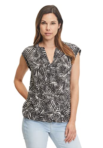 Cartoon Damen 8842/7426 Bluse, Black/Cream, 36 von Cartoon