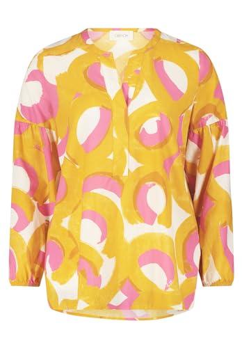 Cartoon Damen Schlupfbluse Langarm Yellow/Pink,40 von Cartoon