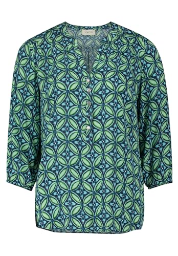 Cartoon Damen 8966/7354 Bluse, Green/Blue, 38 von Cartoon