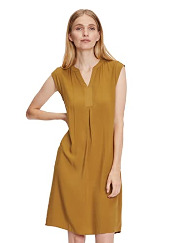 Cartoon Damen Basic-Kleid unifarben Bronze Brown,34 von Cartoon