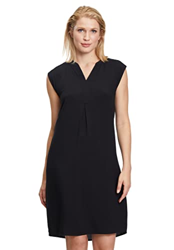 Cartoon Damen Basic-Kleid unifarben Schwarz,36 von Cartoon