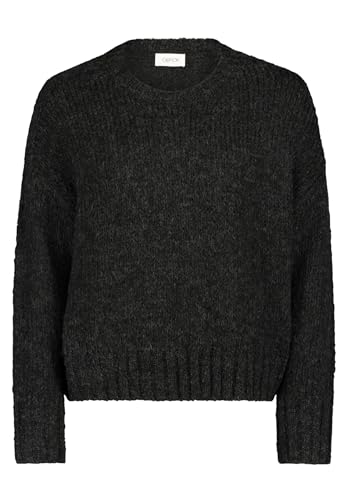 Cartoon Damen Basic-Pullover mit Rundhalsausschnitt Anthracite Melange,38 von Cartoon