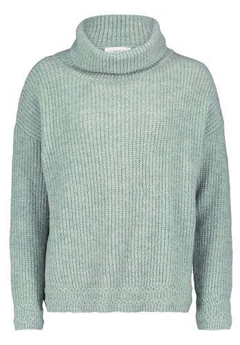 Cartoon Damen Basic-Pullover mit Turtle Neck 44, Grey Green Melange von Cartoon