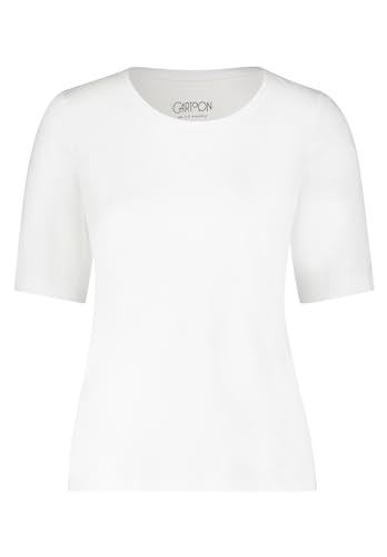 Cartoon Damen Basic Shirt mit Rundhalsausschnitt Weiß,36 von Cartoon