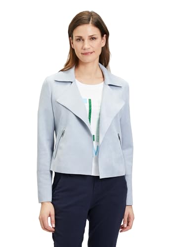 Cartoon Damen Blazer-Jacke mit offenem Saum Blue Blizzard,40 von Cartoon