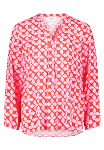 Cartoon Damen Blusenshirt mit Muster Pink/Dark Red,36 von Cartoon