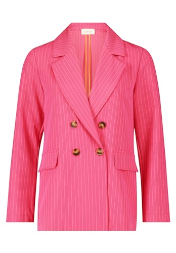 Cartoon Damen Casual-Blazer figurbetont Pink/White,42 von Cartoon