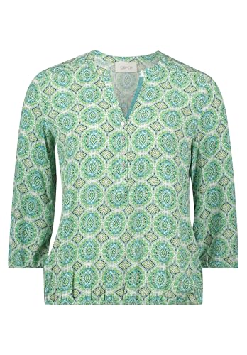 Cartoon Damen Casual-Bluse mit Muster 36, Green/Blue Cartoon Damen Casual-Bluse mit Muster 36, Green/Blue von Cartoon
