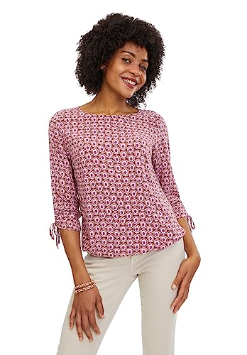 Cartoon Damen Casual-Bluse mit Muster Rosa/Violett,34 von Cartoon