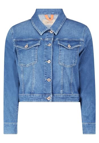 Cartoon Damen Casual-Jacke mit aufgesetzter Brusttasche Blau,36 von Cartoon