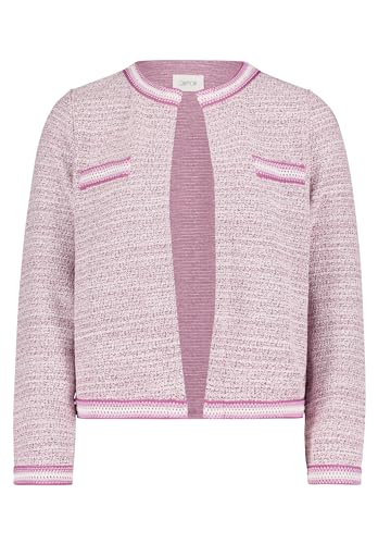 Cartoon Damen Casual-Jacke ohne Verschluss Pink Melange,38 von Cartoon