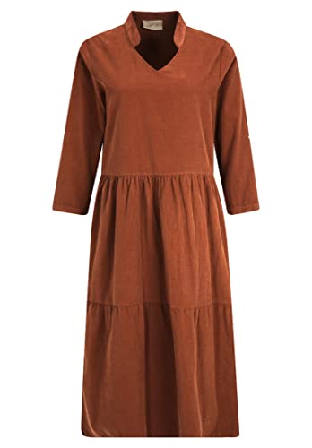 Cartoon Damen Cordkleid mit Stufen Brown Patina,36 von Cartoon