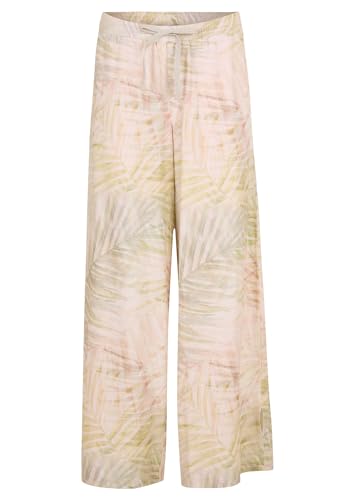 Cartoon Damen Leinenhose mit Aufdruck 40, Cream/Apricot von Cartoon