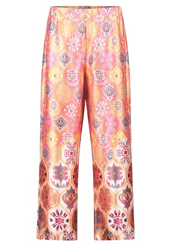Cartoon Damen Palazzo-Hose mit weitem Bein Pink/Yellow,38 von Cartoon