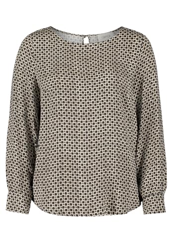 Cartoon Damen Schlupfbluse mit Muster Camel/Black,40 von Cartoon