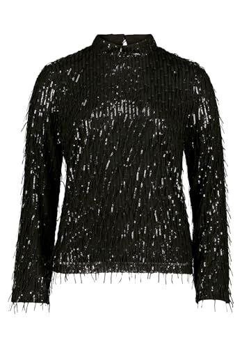 Cartoon Damen Schlupfbluse mit Pailletten Schwarz,40 von Cartoon