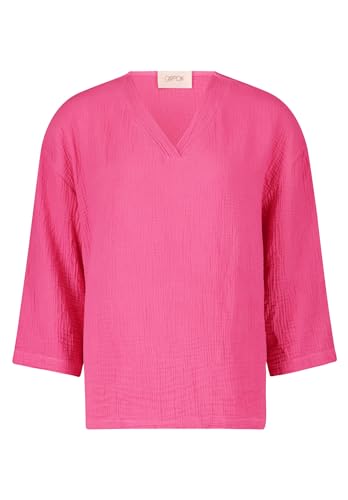 Cartoon Damen Schlupfbluse unifarben Fuchsia Rose,44 von Cartoon