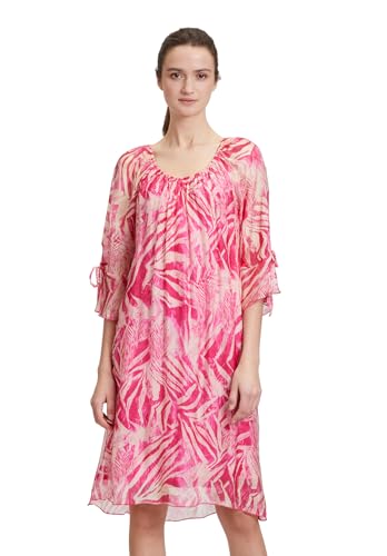 Cartoon Damen Sommerkleid mit 3/4 Arm Cream/Pink,36 von Cartoon