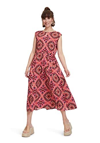 Cartoon Damen Sommerkleid mit Muster Red/Pink,36 von Cartoon