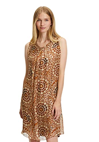 Cartoon Damen Sommerkleid mit Print Brown/Camel,38 von Cartoon