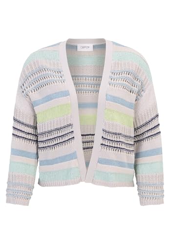 Cartoon Damen Strick-Cardigan mit Color Blocking 38, Beige/Blau von Cartoon