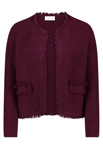 Cartoon Damen Strick-Cardigan mit Fransen 44, Purple Potion von Cartoon