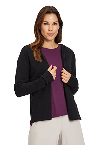 Cartoon Damen Strick-Cardigan mit Kapuze Schwarz,36 von Cartoon