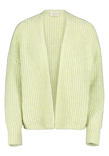 Cartoon Damen Strick-Cardigan mit Rippbündchen Bright Yellow Melange,44 von Cartoon