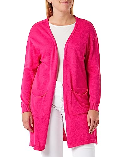 Cartoon Damen Strick-Cardigan unifarben Fuchsia Rose,40 von Cartoon