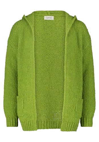 Cartoon Damen Strick-Cardigan unifarben Lima Bean Green,36 von Cartoon