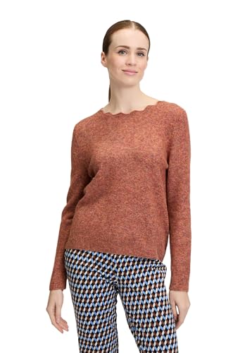 Cartoon Damen Strickpullover mit Rundhalsausschnitt 40, Hellbraun von Cartoon